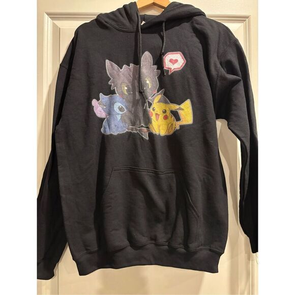 Pikachu x Stitch Hoodie size Medium - Picture 1 of 2